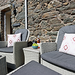 2 gadair awyr agored