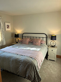 bedroom after decorating