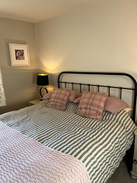 bedroom after decorating